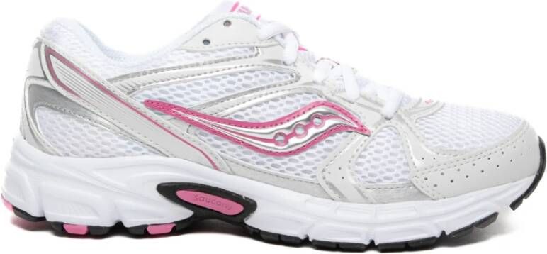 Saucony Millennium Wit Roze Hardloopschoenen Gray Dames