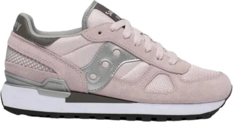 Saucony Stabiliserende Suède Sneakers voor Dames White Dames