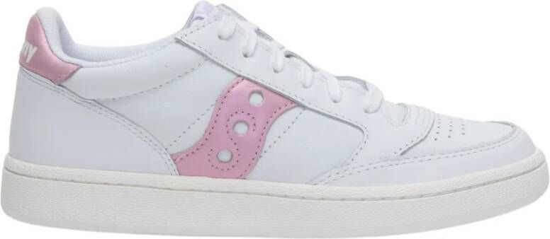 Saucony Jazz Court Wit Roze