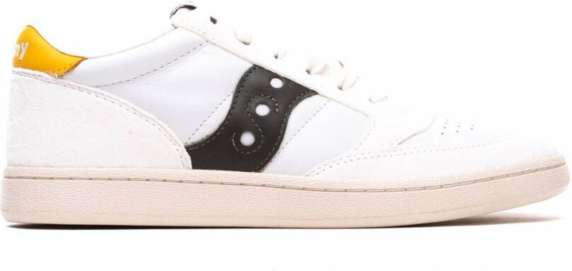 Saucony Witte en Grijze Jazz Court Premium White Heren