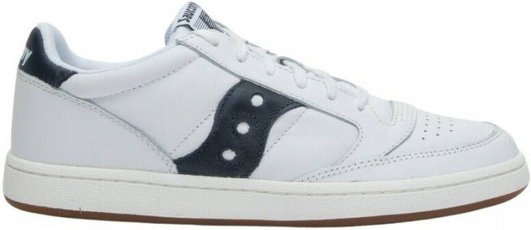 Saucony Witte Leren Sportschoenen White Heren