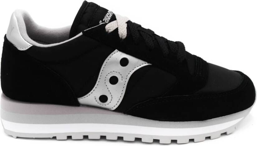 Saucony Zwarte Sneakers met Stoffen Voering en Rubberen Zool Black Dames - Foto 9