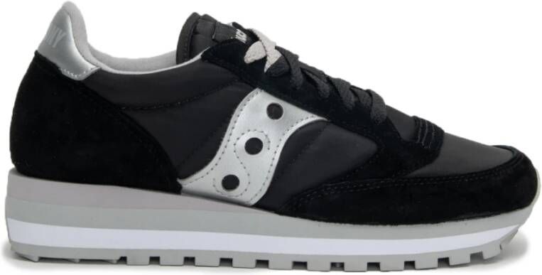Saucony Zwarte Sneakers met Stoffen Voering en Rubberen Zool Black Dames - Foto 10