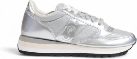 Saucony Sportieve Zilveren Sneakers met Rubberen Zool Gray Dames - Foto 12