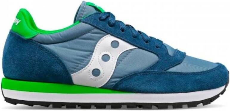 Saucony Stijlvolle Comfort Sneakers Blue Heren