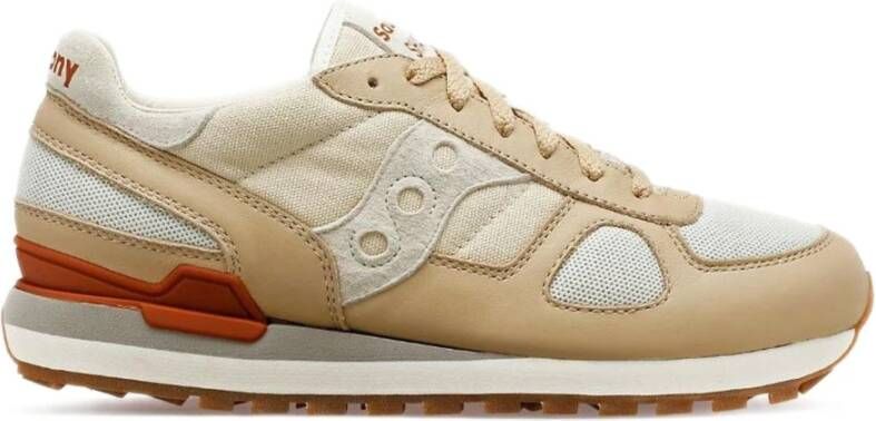 Saucony Stijlvolle Herensneakers Beige Heren