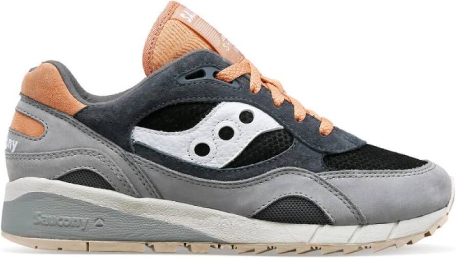 Saucony Grijze Zwarte Shadow 6000 Hardloopschoenen Gray Dames