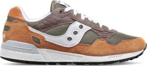 Saucony Stijlvolle Tan Green White Sneakers Beige Heren