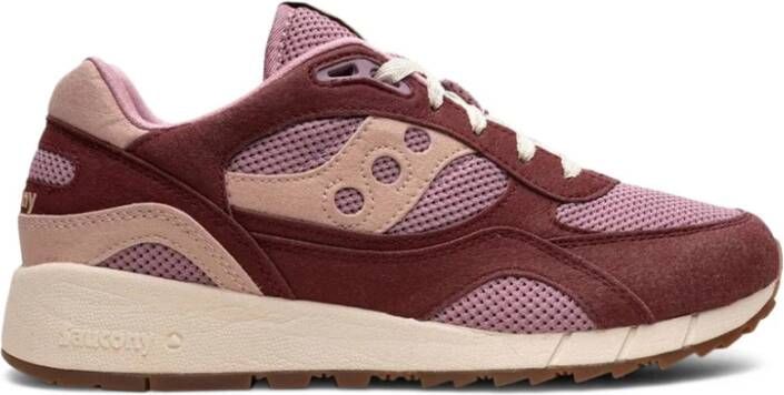 Saucony Rode Shadow-6000_S707 Sneakers Rood Heren