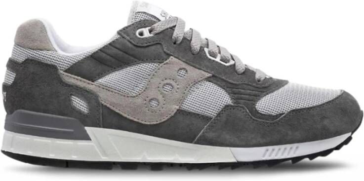 Saucony Stoffen Suède Sneakers met Rubberen Zool Gray Heren