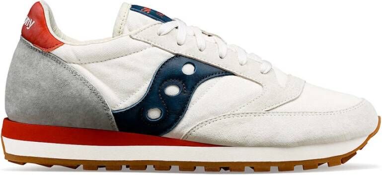 Saucony Stonewash Jazz Original Sneakers White Heren