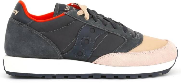 Saucony Unisex Sneakers Synthetisch Materiaal Suède Gray