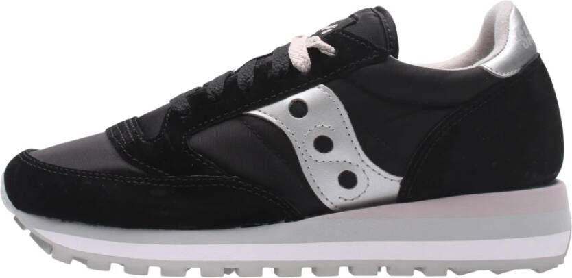 Saucony Zwarte Sneakers met Stoffen Voering en Rubberen Zool Black Dames - Foto 9