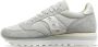Saucony Grijze en witte Jazz Triple schoen Grijs Dames - Thumbnail 4