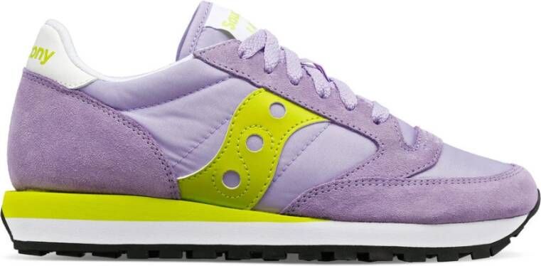 Saucony Viola Verde Stijlvolle Sneakers Purple Dames