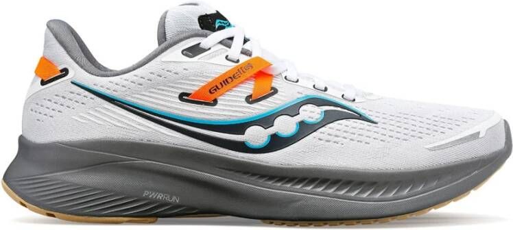 Saucony White Gravel Guide Trail Schoenen