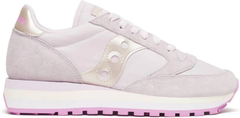 Saucony Roze Sneakers Lichtgewicht Drievoudige Tussenzool Beperkte Oplage Pink Dames
