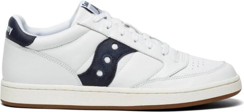 Saucony Witte Leren Sportschoenen White Heren