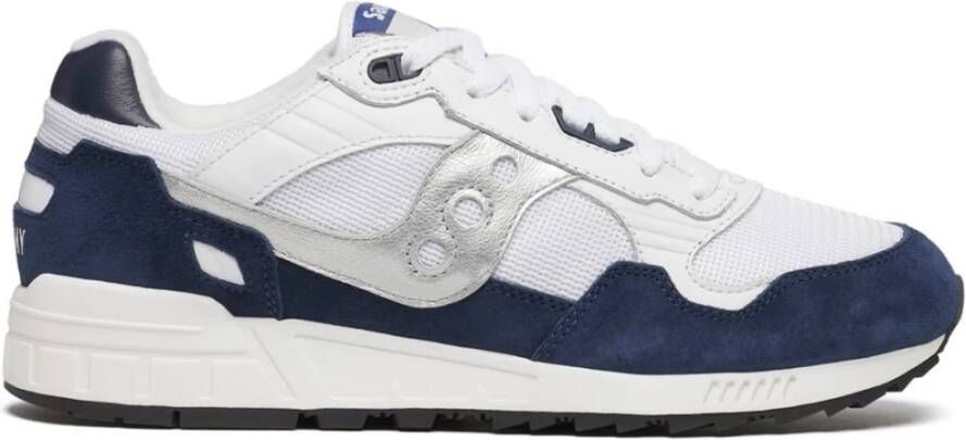 Saucony Witte Mesh Sneakers Retro Stijl