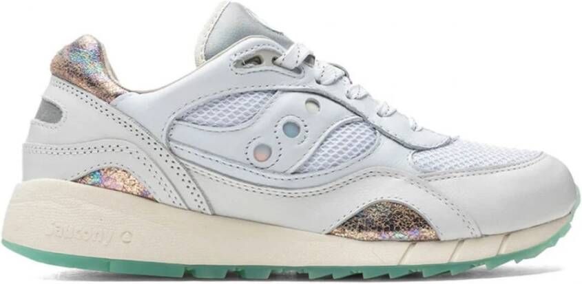 Saucony Witte Shadow 6000 Sneakers Wit Dames