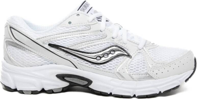 Saucony Ride Millennium Heren Schoenen Wit Maat: 42.5 Mesh Synthetisch Foot Locker