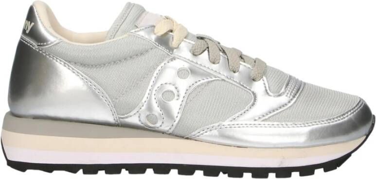 Saucony Sportieve Zilveren Sneakers met Rubberen Zool Gray Dames - Foto 10