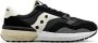 Saucony Zwarte Sneakers met Stoffen Voering en Rubberen Zool Zwart Heren - Thumbnail 1