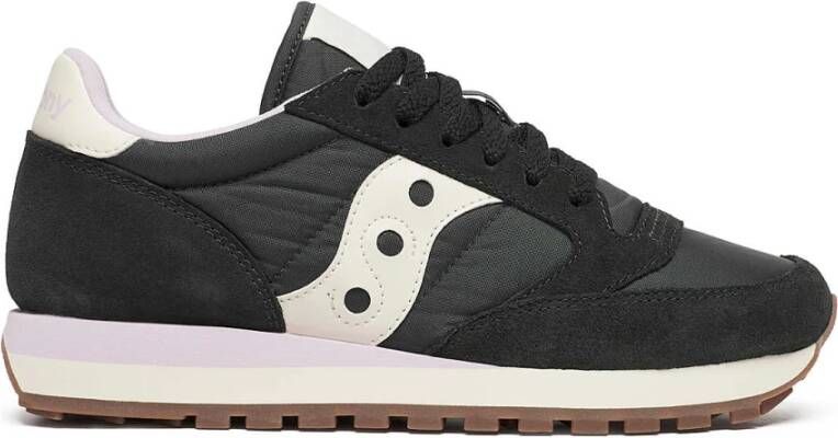 Saucony Zwarte Sneakers met Uitneembare Binnenzool