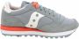 Saucony Jazz Original Sneakers nen Grijs Wit Rood - Thumbnail 7