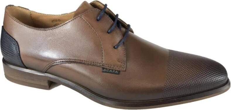 Scapa Geklede Schoenen Brown Heren