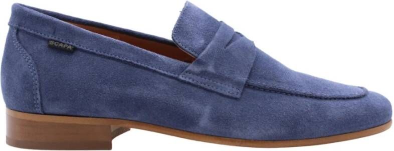 Scapa Harderberg Mocassin Blue Heren