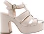 Scapa Sandaal Sudan Stijl Beige Dames - Thumbnail 12