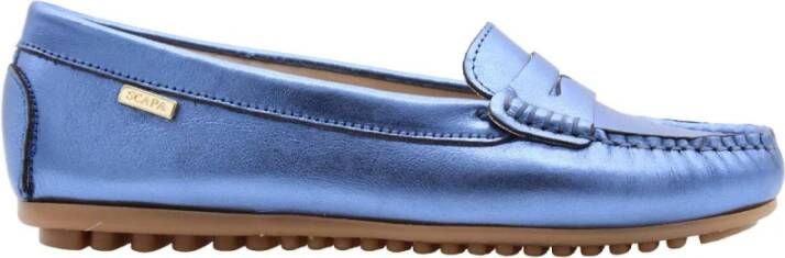 Scapa Stijlvolle Panama Loafers voor Mannen Blue Heren - Foto 9
