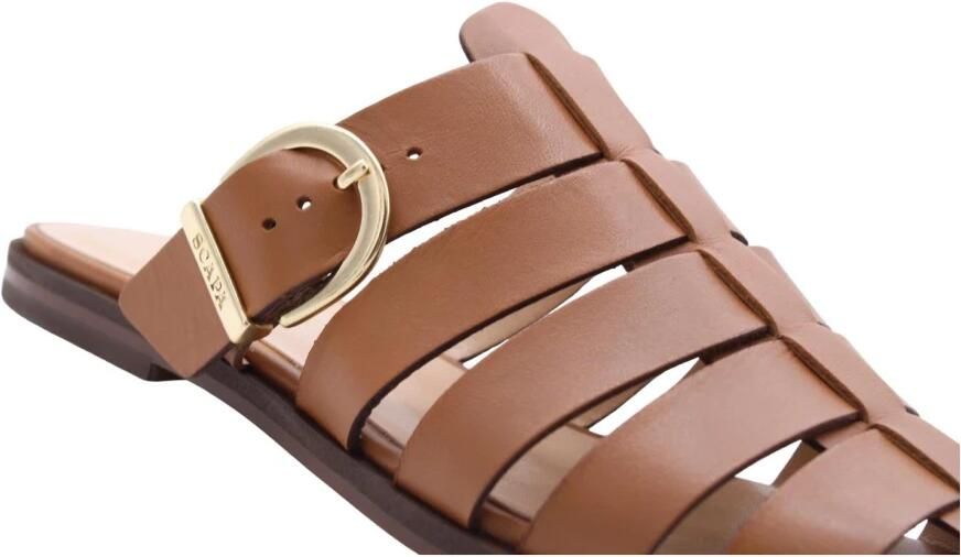 Scapa Stijlvolle Heeled Mules Brown Dames - Foto 6