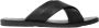 Scarosso Adriano Sliders Handgemaakte Italiaanse leren sandalen Black Heren - Thumbnail 1