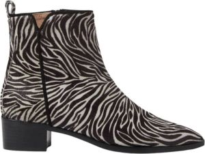 Scarosso Alba Pony Boots Zwart Dames
