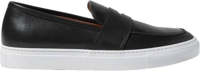 Scarosso Alberto Handgemaakte Platform Sneakers Zwart Heren