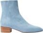 Scarosso Ambra Lichtblauwe Denim Enkelboot met Hak - Thumbnail 1