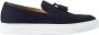 Scarosso Blauwe Suède Loafers voor Heren Blue Heren - Thumbnail 2