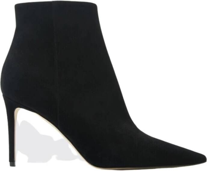 Scarosso Anya Suede Laarzen Zwart Dames