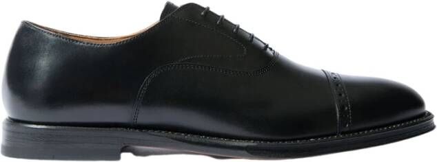 Scarosso Beaumont Zwarte Oxfords Handgemaakte Italiaanse Schoenen Black Heren
