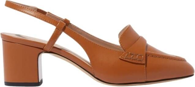 Scarosso Bianca Slingback Pump Brown Dames