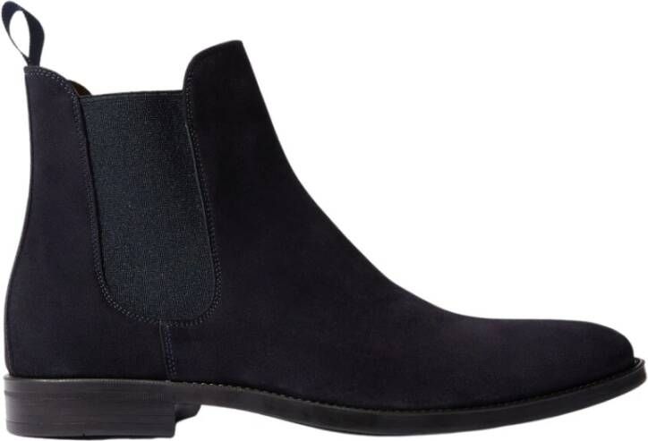 Scarosso Blauwe Chelsea Boots handgemaakt in Italië Blue Heren