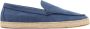 Scarosso Blauwe Nubuck Espadrille Loafers Blue Heren - Thumbnail 1