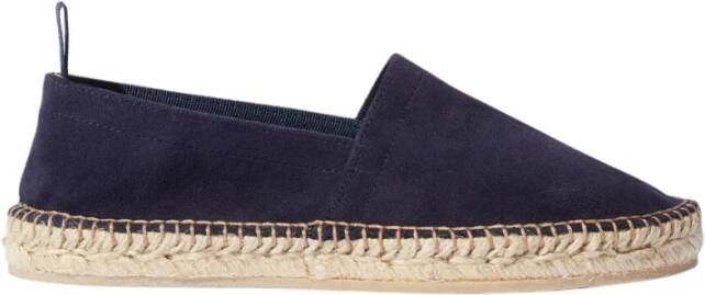 Scarosso Blauwe Suède Espadrilles Blue Dames