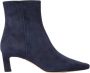 Scarosso Blauwe Suède Kitty Enkellaarsjes - Thumbnail 1