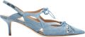 Scarosso Blazing Slingback Pumps - Blauw