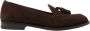 Scarosso Sienna Suède Tassel Loafers Brown Dames - Thumbnail 2