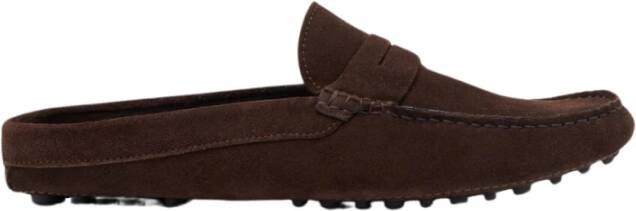 Scarosso Bruine Suede Penny Driver Muiltjes - Foto 2