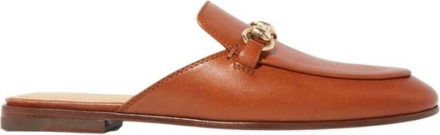 Scarosso Cognac Horsebit Mule Brown Dames